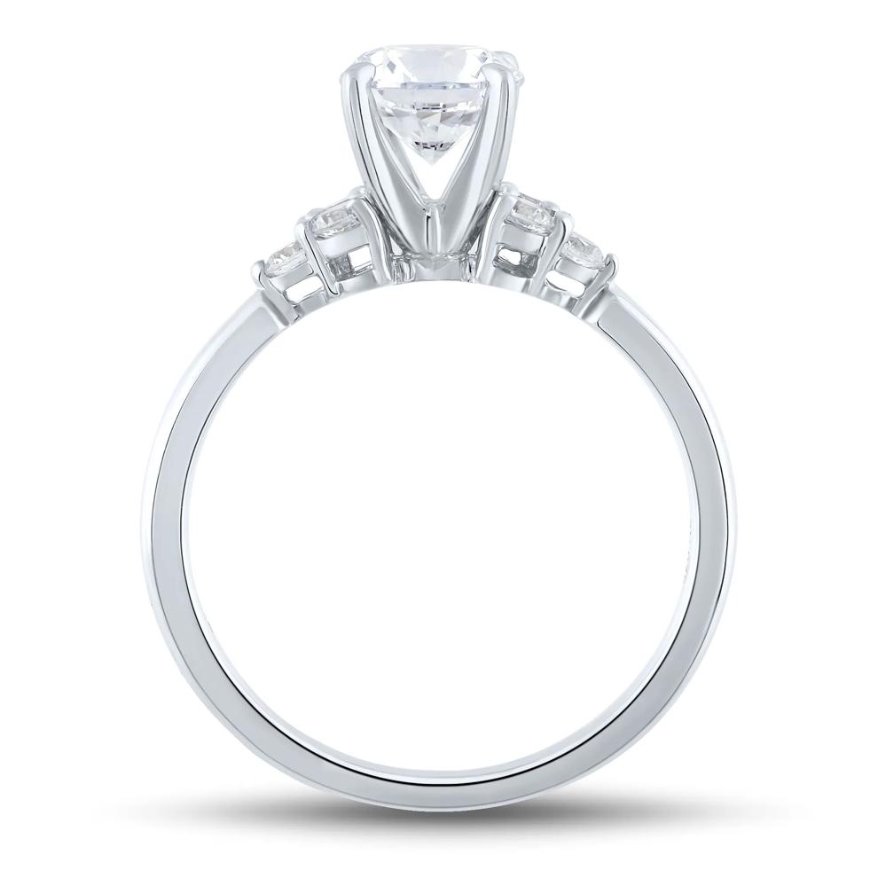 Lab Grown Diamond Semi-Mount Engagement Ring in 14K White Gold (1/4 ct. tw.) (Setting Only) – Image 3 of 6