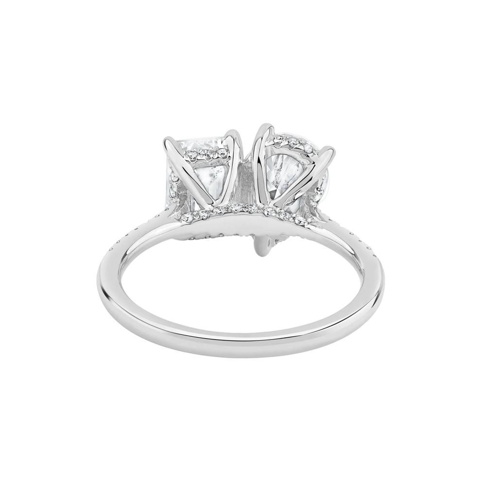 Gianna Lab Grown Diamond Toi et Moi Engagement Ring in 14K White Gold (3 1/4 ct. tw.) – Image 5 of 5