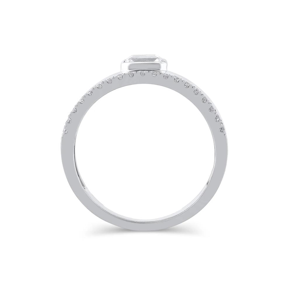 Lab Grown Diamond Multi-Row Anniversary Band in 10K White Gold (1/2 ct. tw.) – Image 2 of 3