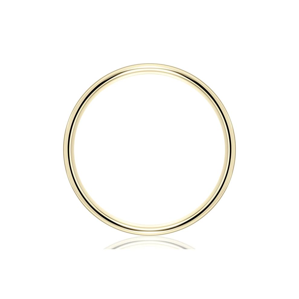 Thin Wedding Band in 14K Yellow Gold, 1.2mm – Image 2 of 3