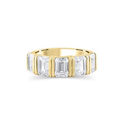 Lab Grown Diamond 5-Stone Anniversary Band in 14K Yellow Gold (3 1/2 ct. tw.)