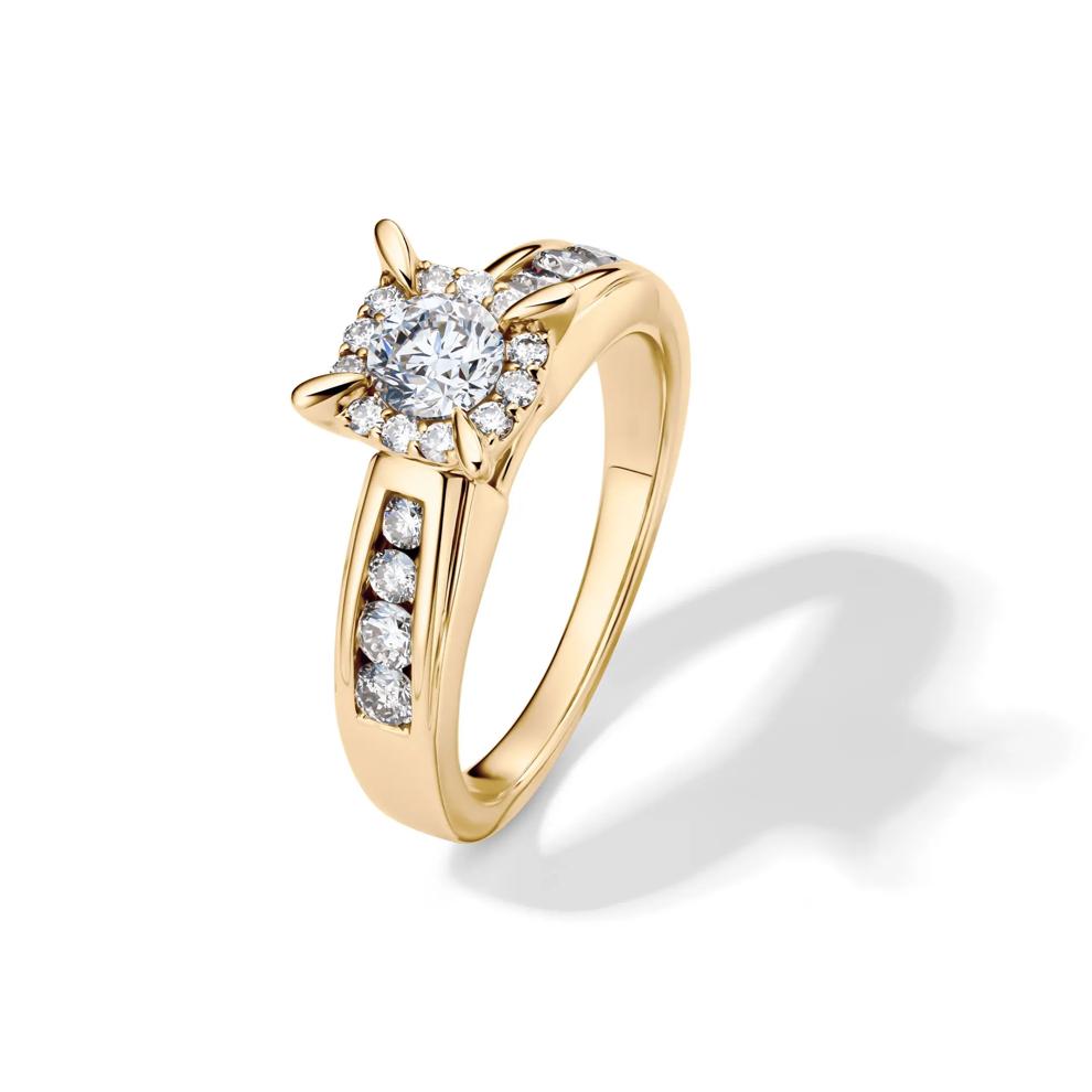 1 ct. tw. Diamond Engagement Ring in 14K Yellow Gold – Image 4 of 4