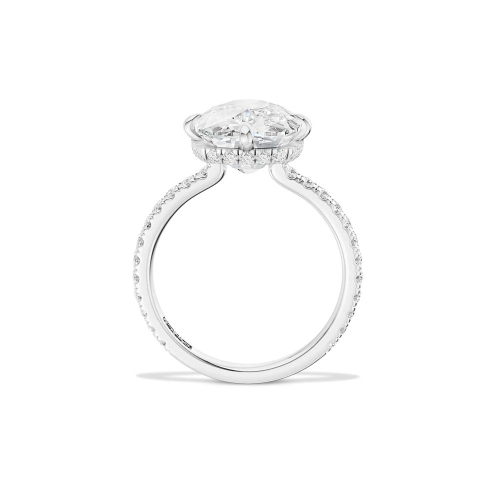 Thalia Lab Grown Diamond Engagement Ring in Platinum (6 1/2 ct. tw.) – Image 2 of 3