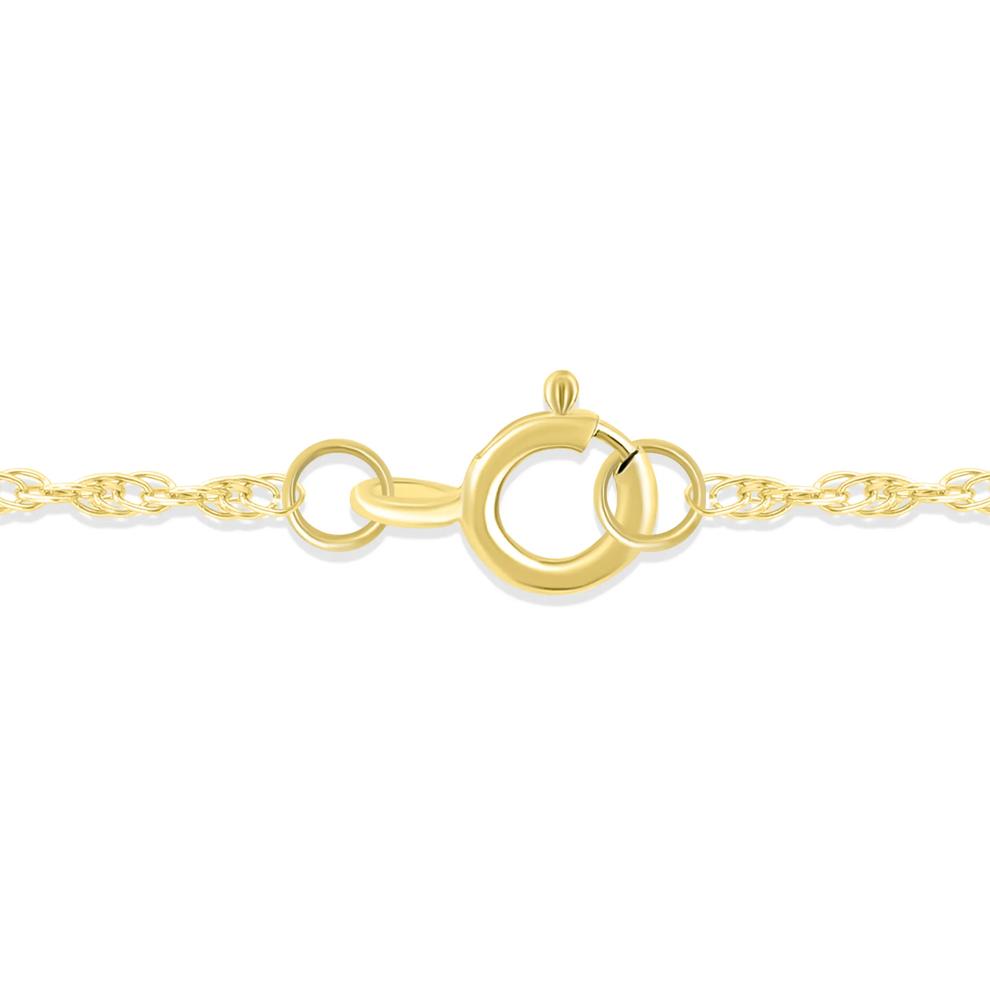 Diamond Sun Pendant Necklace in 10K Yellow Gold (1/10 ct. tw.) – Image 3 of 3