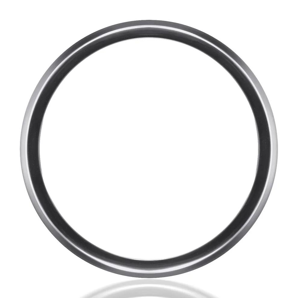 Men's Satin Finish Band in Tantalum, 8MM – Image 2 of 3