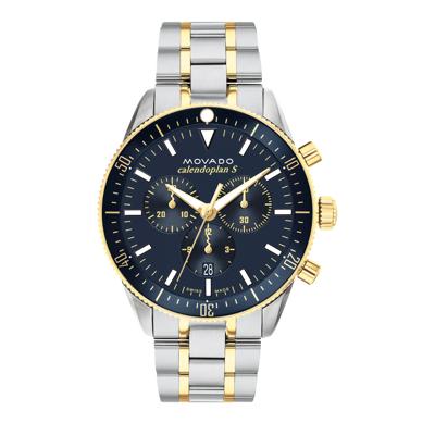 Men's Heritage Calendoplan S Watch in Two-Tone Stainless Steel