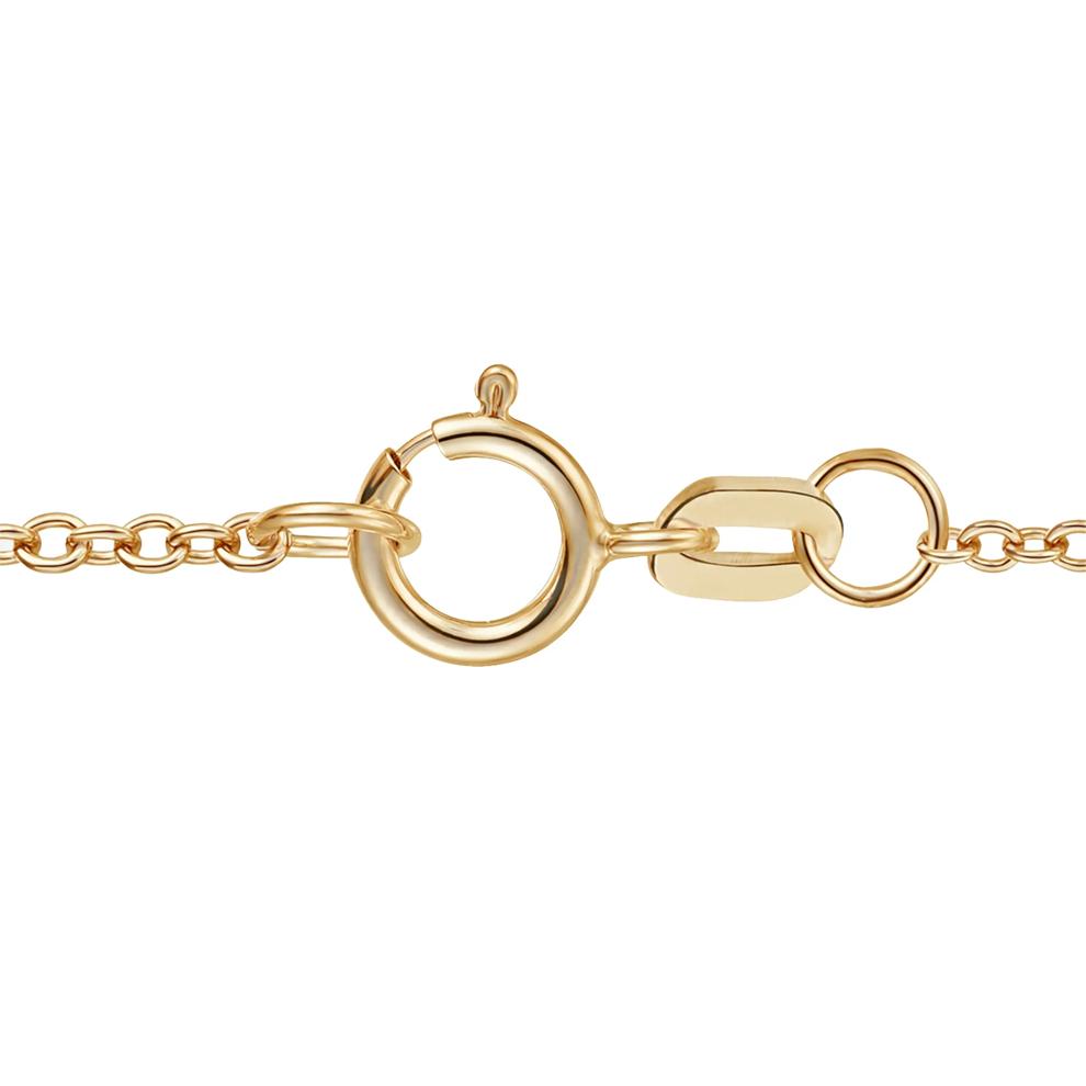 Diamond X Pendant Necklace in 10K Yellow Gold (1/10 ct. tw.) – Image 3 of 4