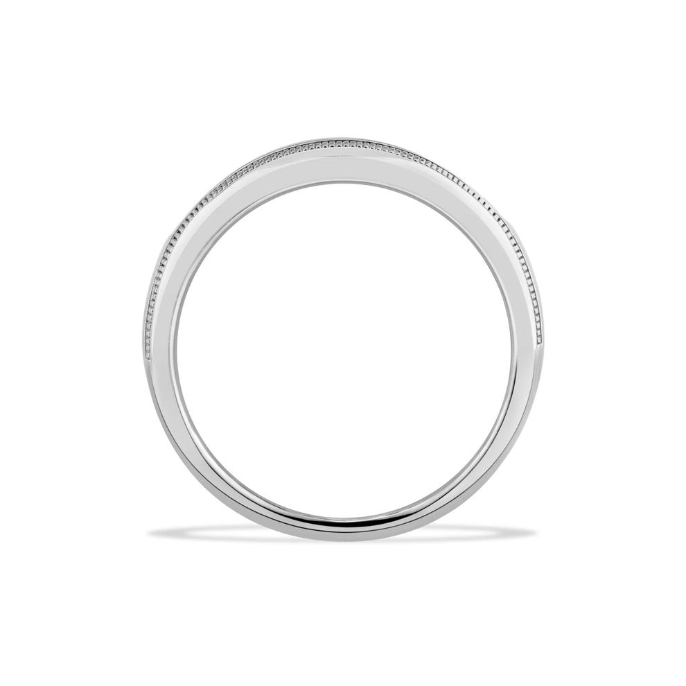 Men's Diamond Milgrain Band in 10K White Gold (1/2 ct. tw.) – Image 2 of 4