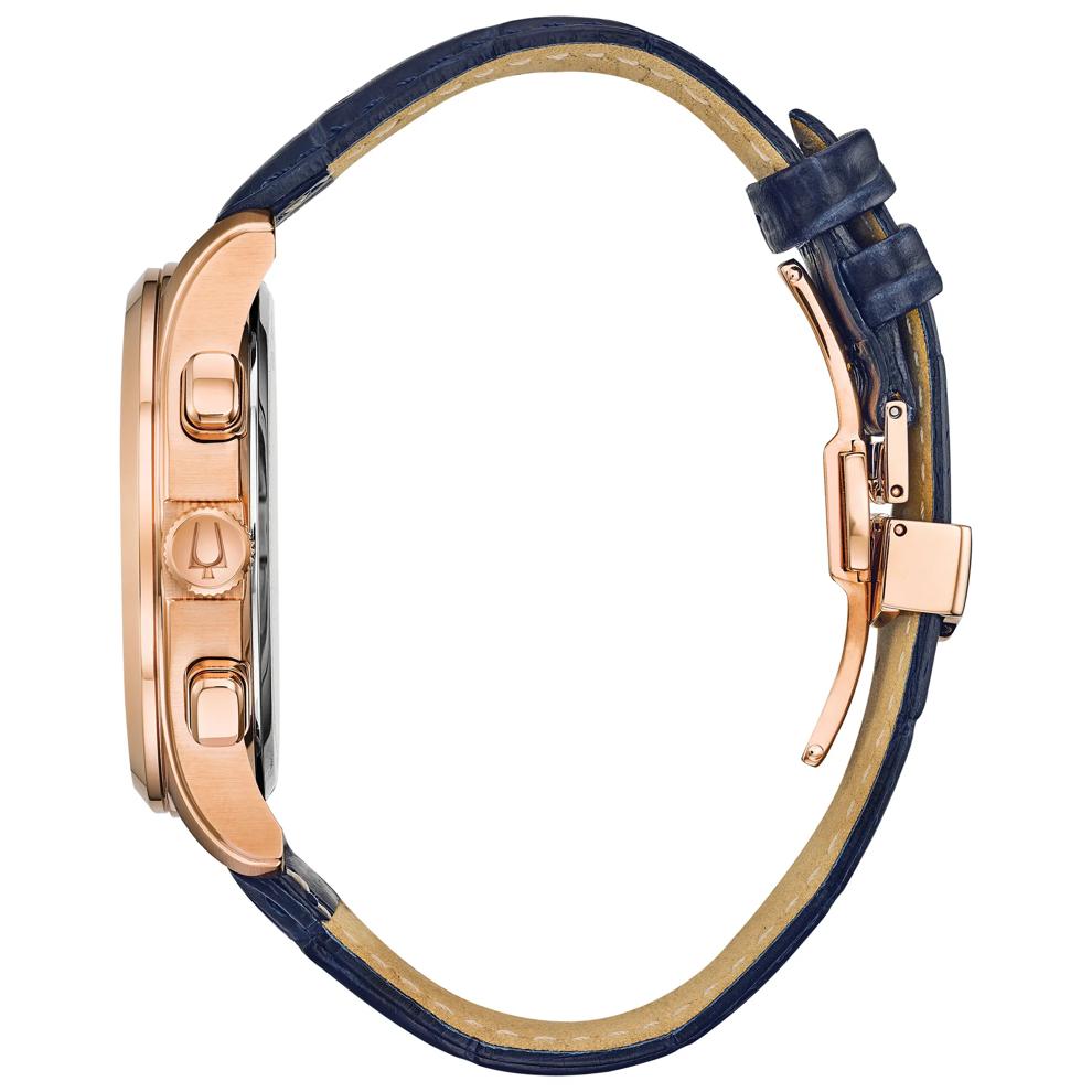 Men's Classic Wilton Watch in Blue Leather – Image 3 of 3