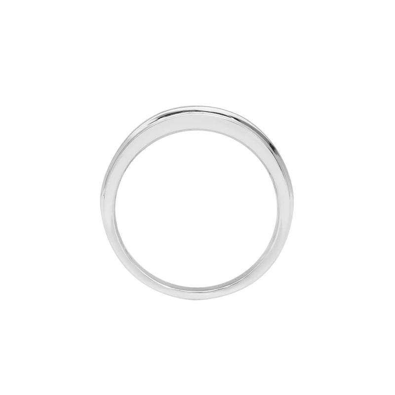 Men&#39;s 1/2 ct. tw. White &amp; Black Diamond Ring in 10K White Gold – Image 2 of 3