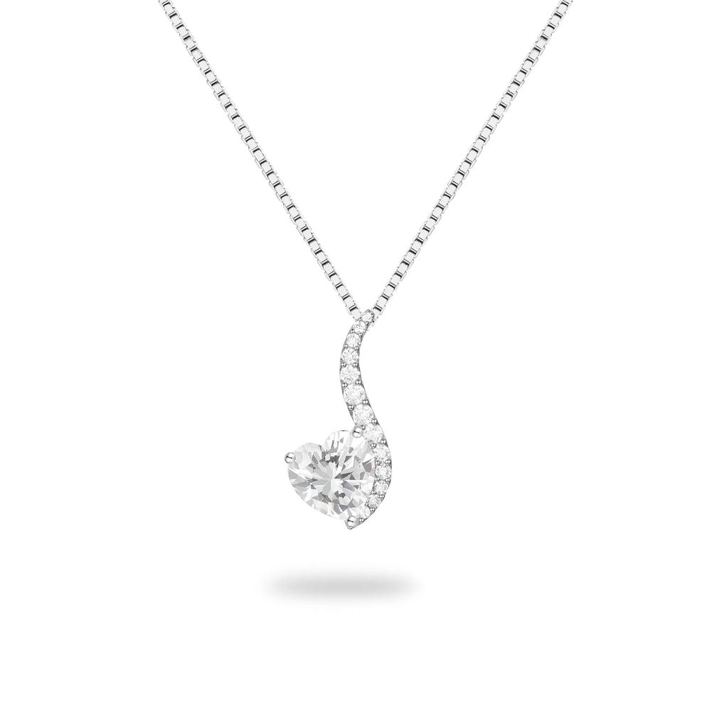 Lab-Created White Sapphire Pendant, Earrings, &amp; Ring Boxed Set in Sterling Silver – Image 4 of 4