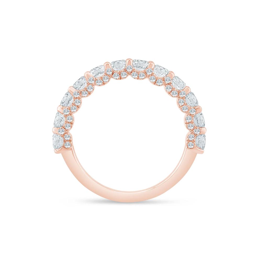 Lab Grown Diamond Wedding Band in 14K Rose Gold (1 1/2 ct. tw.) – Image 2 of 3
