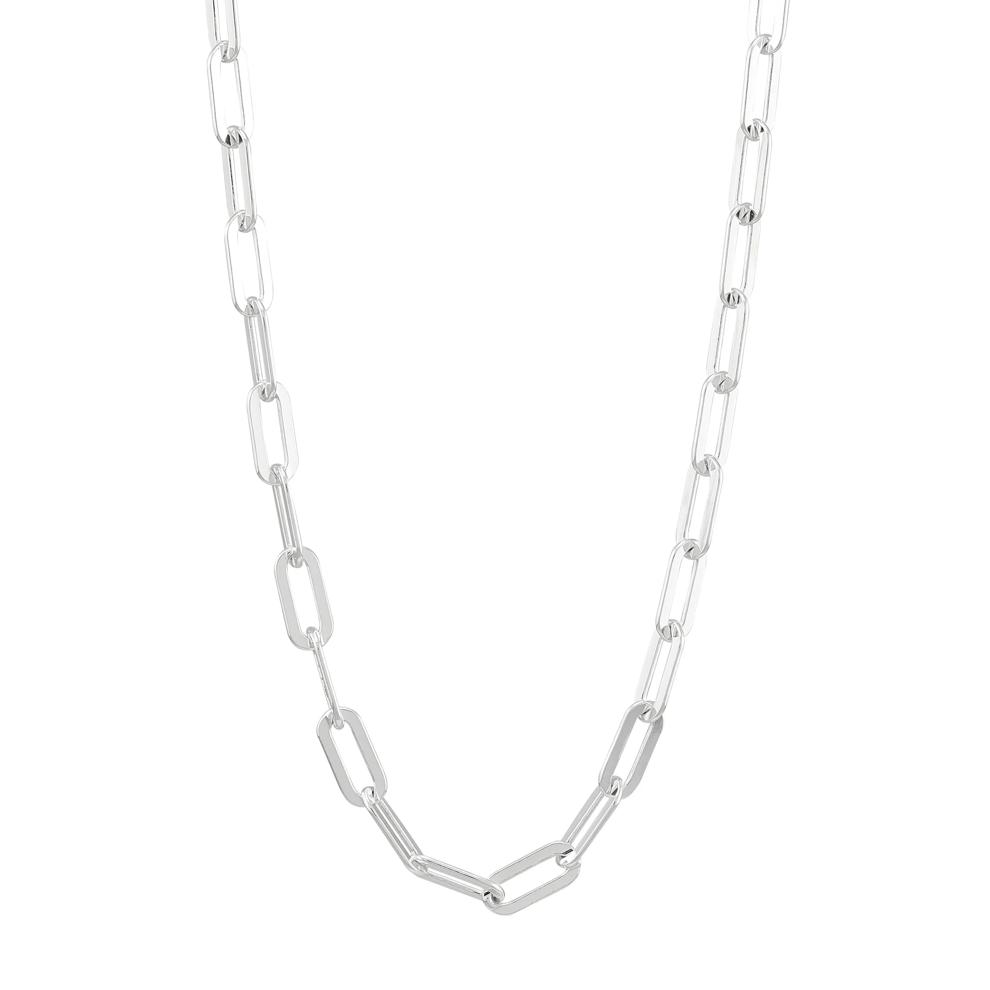 Paperclip Chain Necklace in Sterling Silver, 18" – Image 1 of 3
