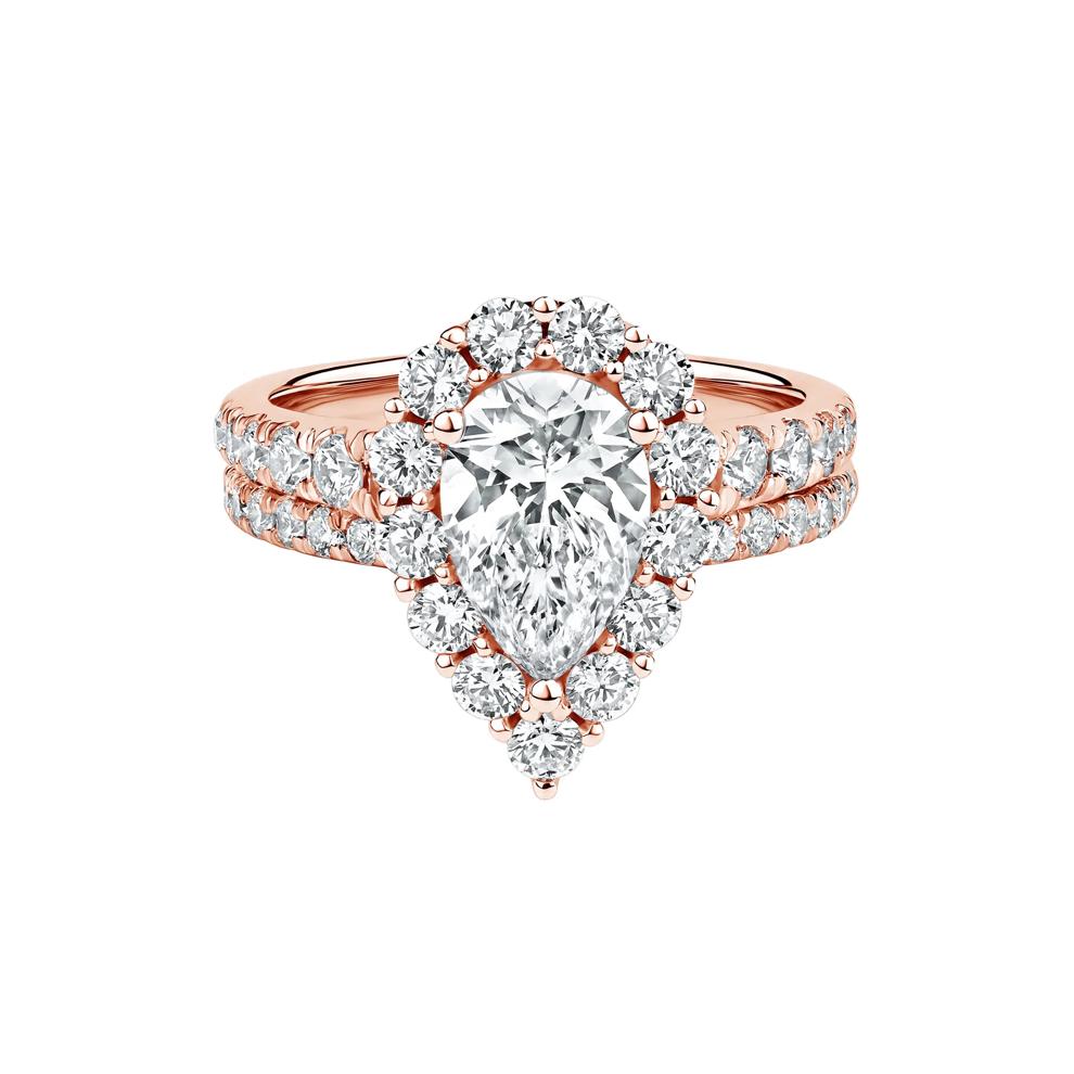 Alexis Lab Grown Diamond Engagement Set in 14K Rose Gold (3 1/4 ct. tw.) – Image 1 of 4
