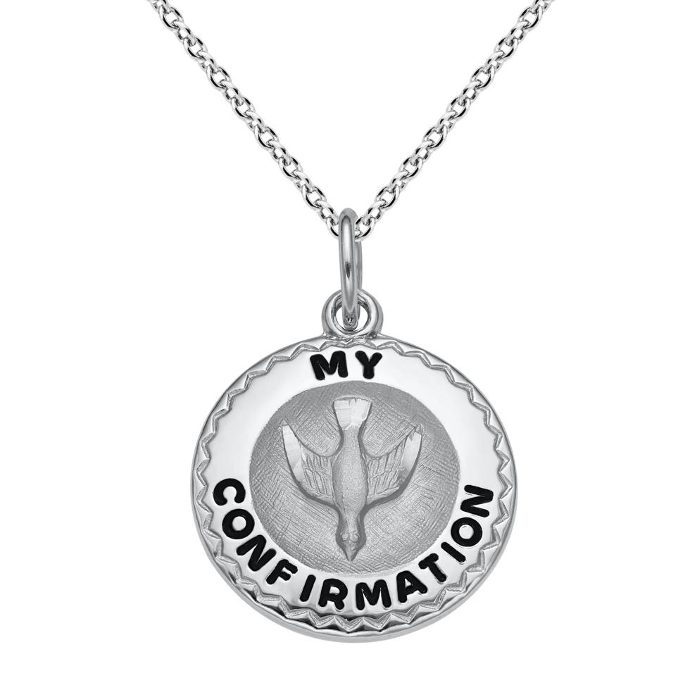 Confirmation Dove Pendant in Sterling Silver, 18" – Image 1 of 3