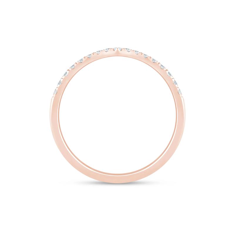 Diamond Contour Band in 14K Rose Gold &#40;1/5 ct. tw.&#41; – Image 2 of 3