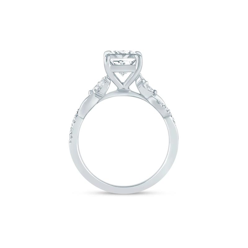 Hannah Lab Grown Diamond Engagement Ring in 14K White Gold &#40;2 1/4 ct. tw.&#41; – Image 2 of 3