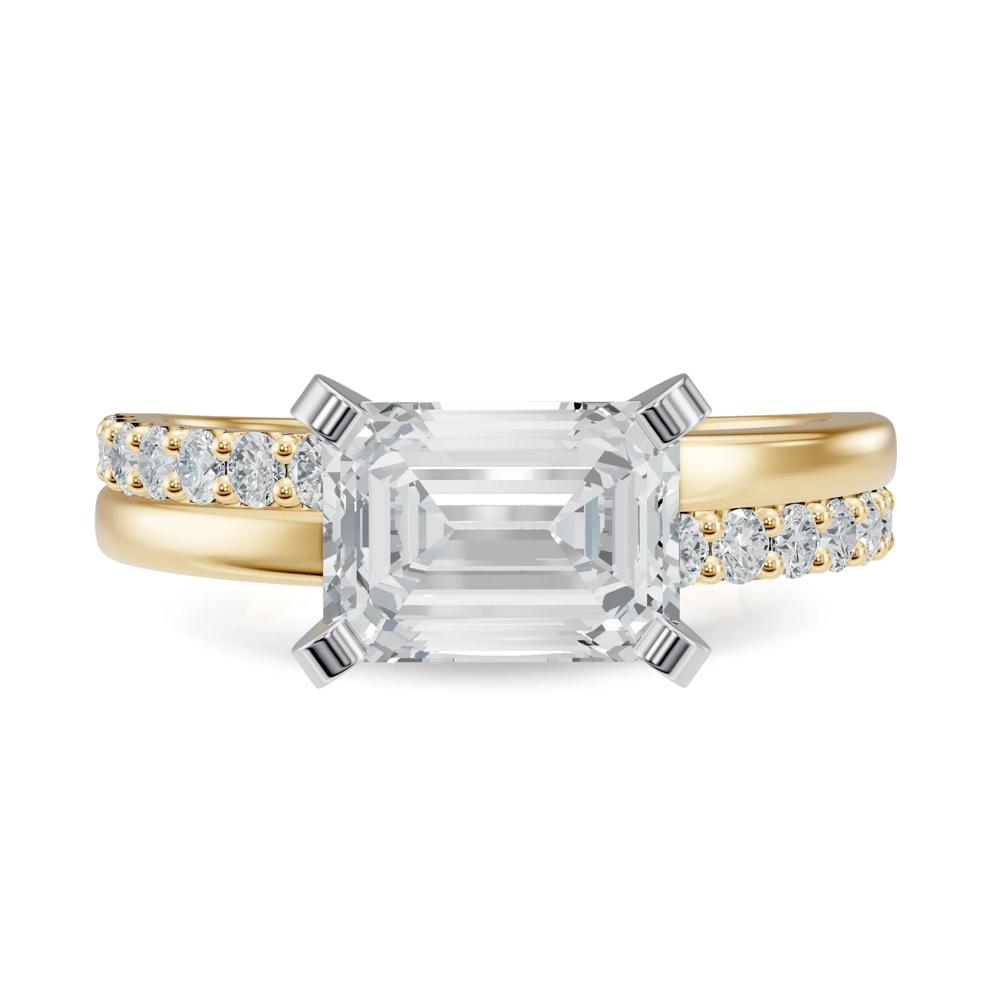 Lab Grown Diamond Semi-Mount Engagement Ring (Setting Only) – Image 4 of 6