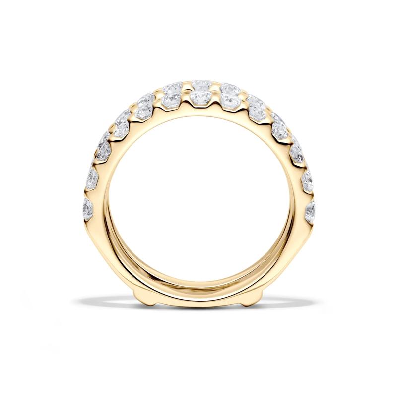 Diamond Chevron Insert in 14K Gold – Image 2 of 4