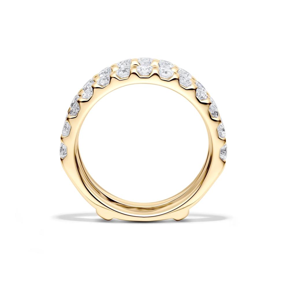 Diamond Chevron Insert in 14K Gold – Image 2 of 4