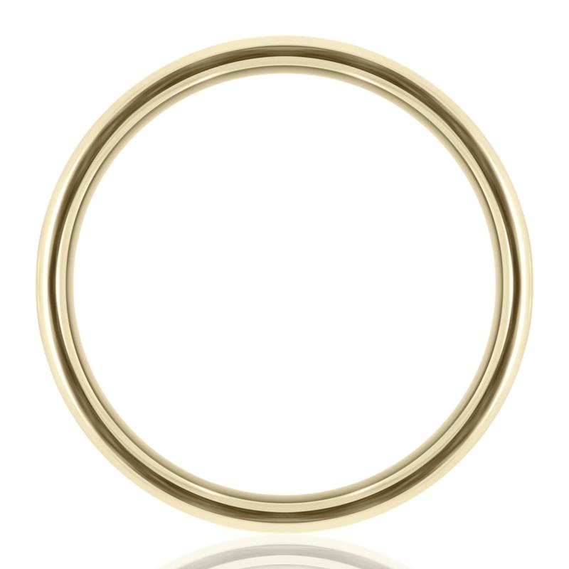 Men&rsquo;s Topography Pattern Wedding Band in Titanium &amp; 14K Gold, 7.5MM – Image 2 of 3