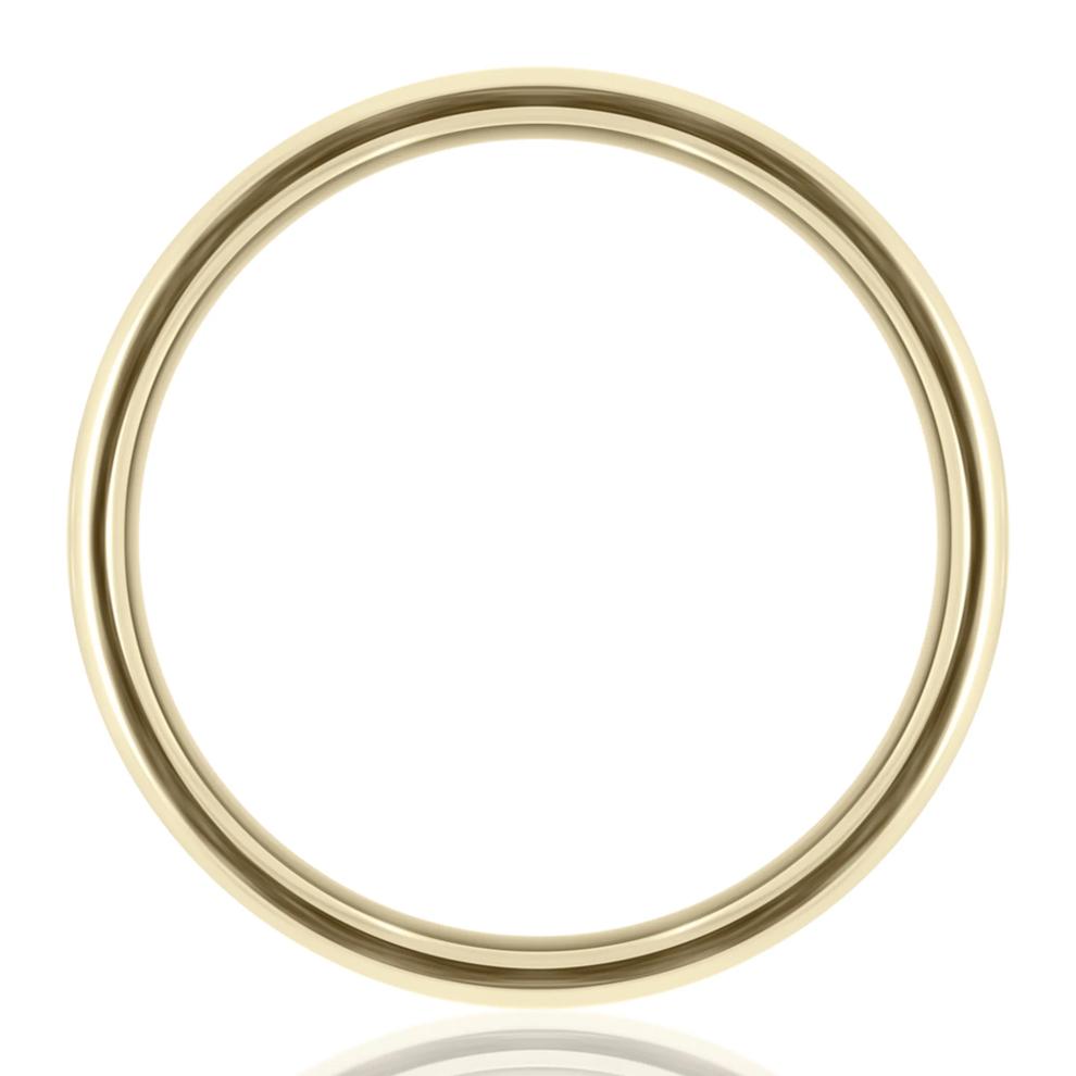 Men&rsquo;s Topography Pattern Wedding Band in Titanium &amp; 14K Gold, 7.5MM – Image 2 of 3