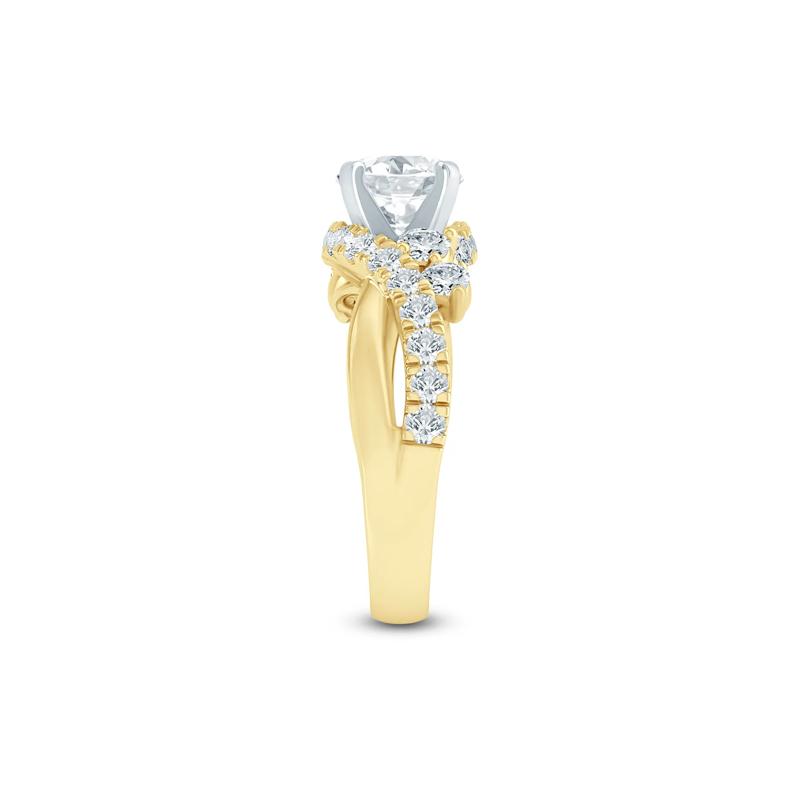 Lab Grown Diamond Semi-Mount in 14K Yellow Gold (1 ct. tw.) – Image 5 of 6