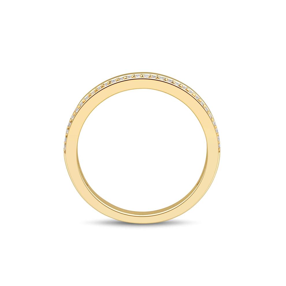 Lab Grown Diamond Band in 10K Yellow Gold (1/10 ct. tw.) – Image 3 of 3