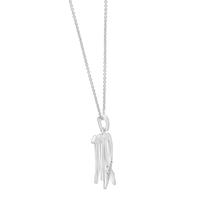 Diamond Accent Virgo Pendant in Sterling Silver  – Image 2 of 4