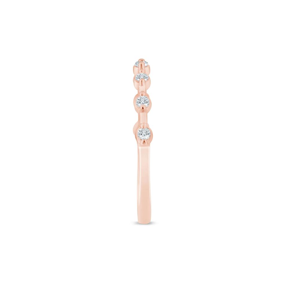 Diamond Anniversary Band in 10K Rose Gold (1/7 ct. tw.) – Image 3 of 3
