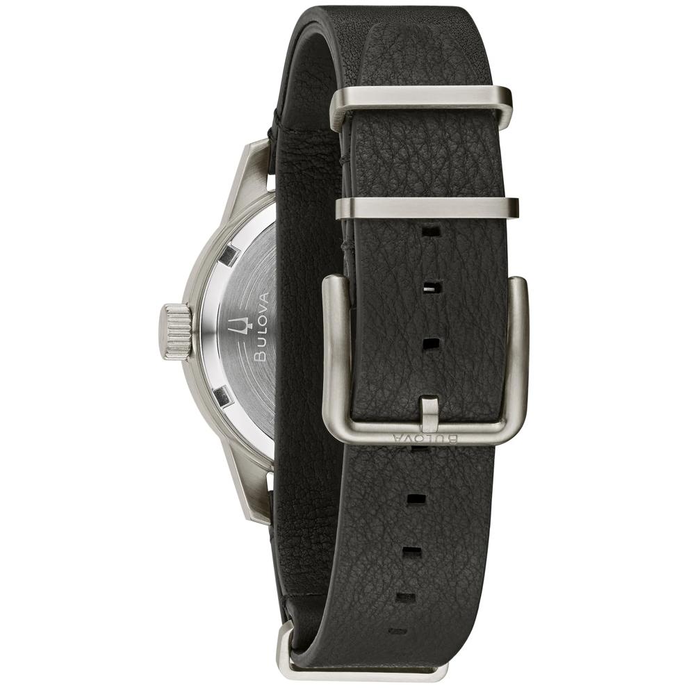 Men's Hack Watch in Black Leather – Image 3 of 3