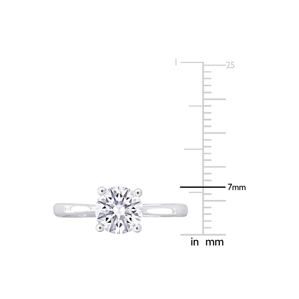 Lab-Created White Sapphire Ring in Sterling Silver – Image 7 of 7