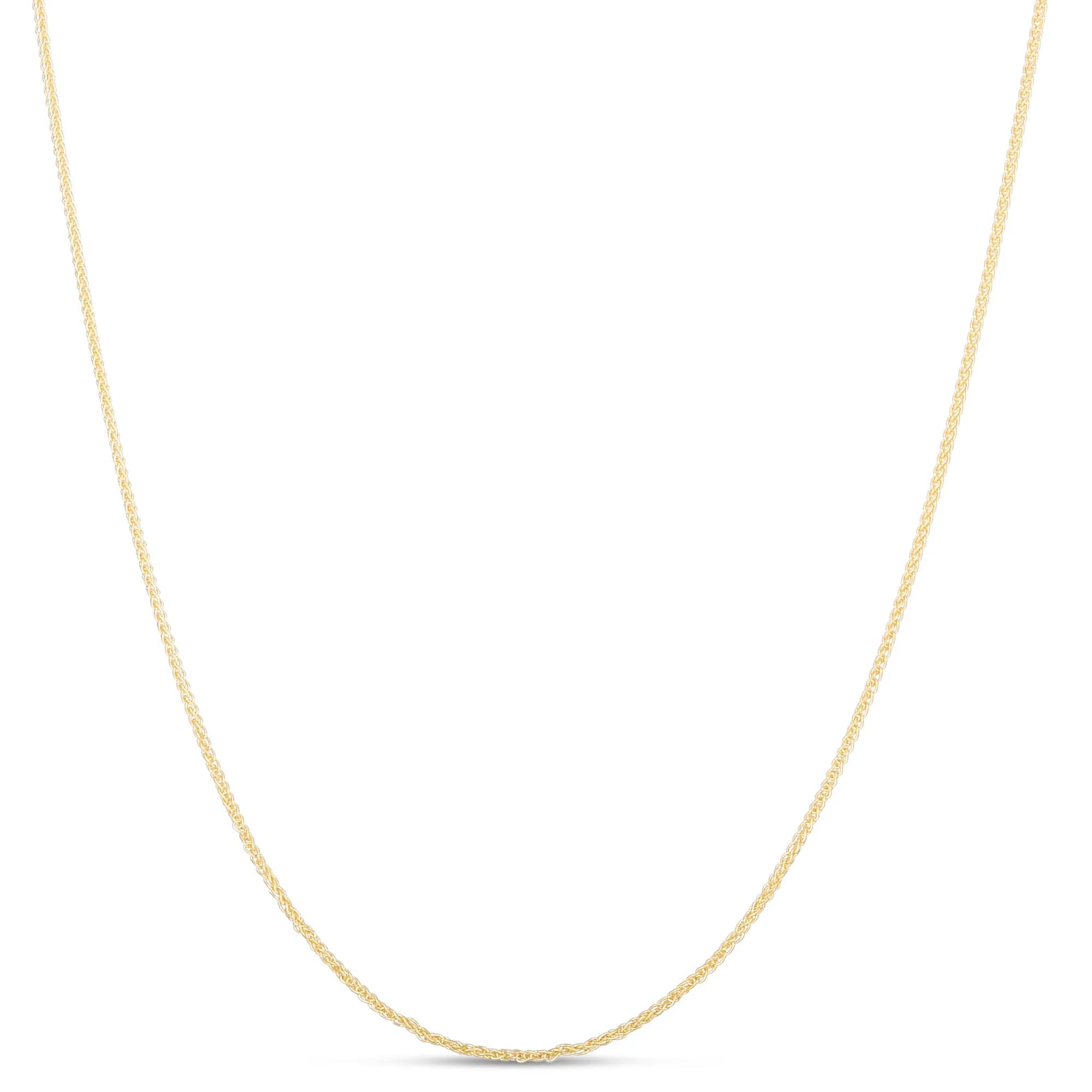 Round Wheat Chain in 10K Yellow Gold