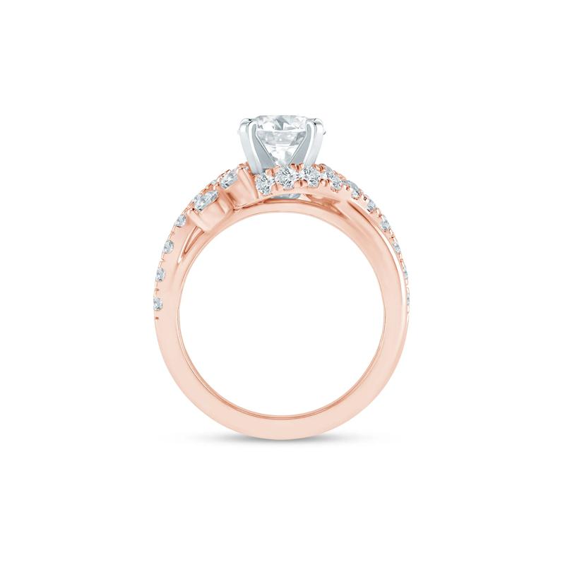 Lab Grown Diamond Semi-Mount in 14K Rose Gold &#40;1 ct. tw.&#41; &#40;Setting Only&#41; – Image 3 of 6