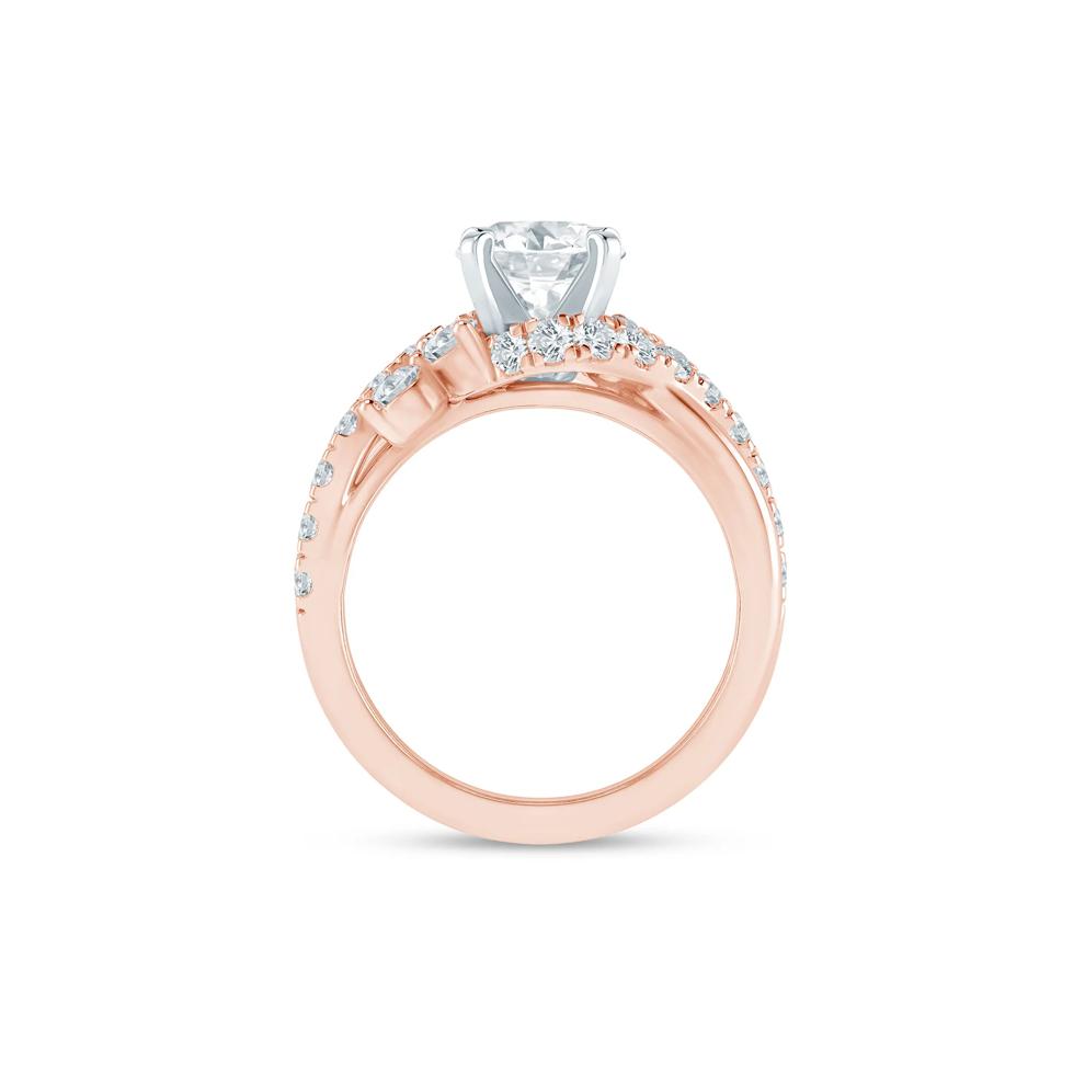 Lab Grown Diamond Semi-Mount in 14K Rose Gold (1 ct. tw.) (Setting Only) – Image 3 of 6