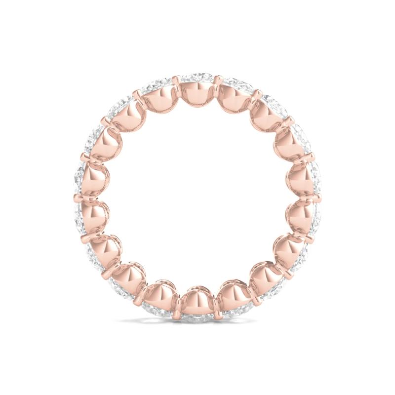 Oval-Cut Diamond Eternity Band in 14k Rose Gold &#40;6 ct. tw.&#41; – Image 2 of 3