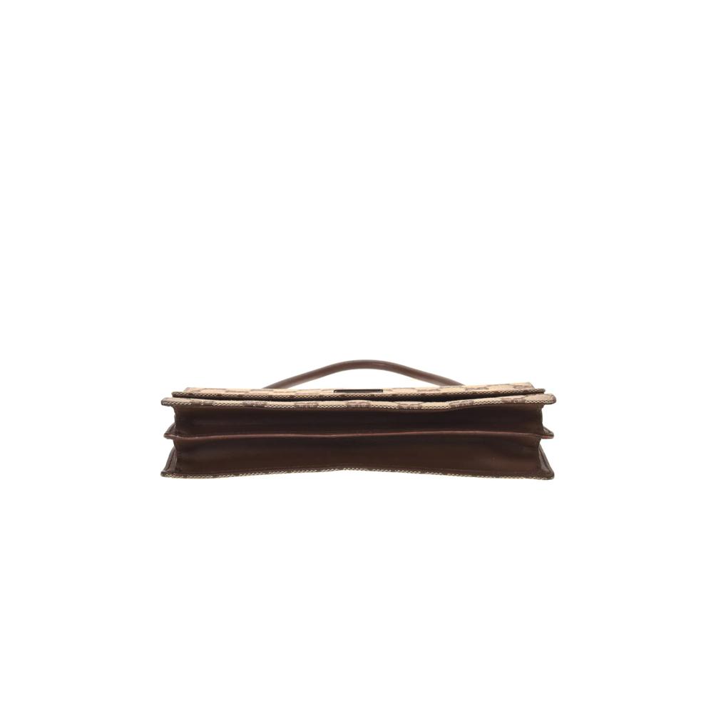 Pre-Owned Gucci GG Canvas Flap Shoulder Bag – Image 4 of 9