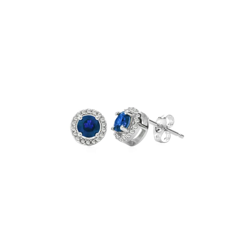 1/10 ct. tw. Diamond Stud Earrings in 10K White Gold – Image 1 of 1