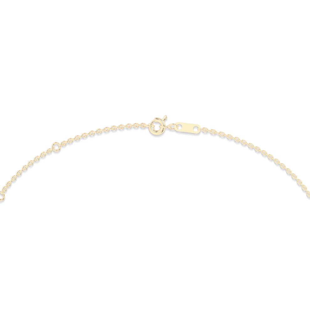 Lab Grown Diamond Bezel-Set East-West Radiant Pendant in 14K Yellow Gold (3 ct.) – Image 2 of 4