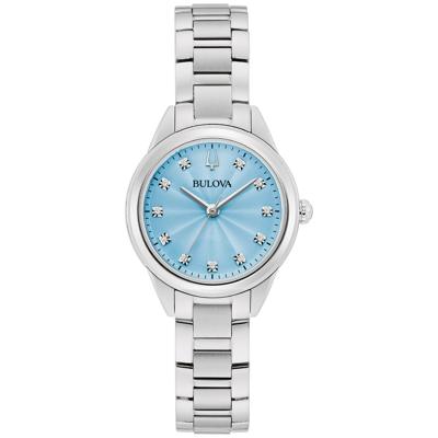 Ladies' Sutton Watch With Blue Dial and in Stainless Steel.