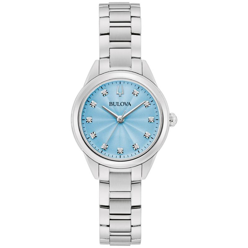 Ladies&#39; Sutton Watch With Blue Dial and in Stainless Steel. – Image 1 of 3
