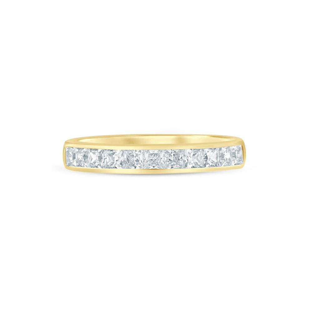 Princess-Cut Diamond Channel-Set Band in 14K Yellow Gold (1 ct. tw.) – Image 1 of 3