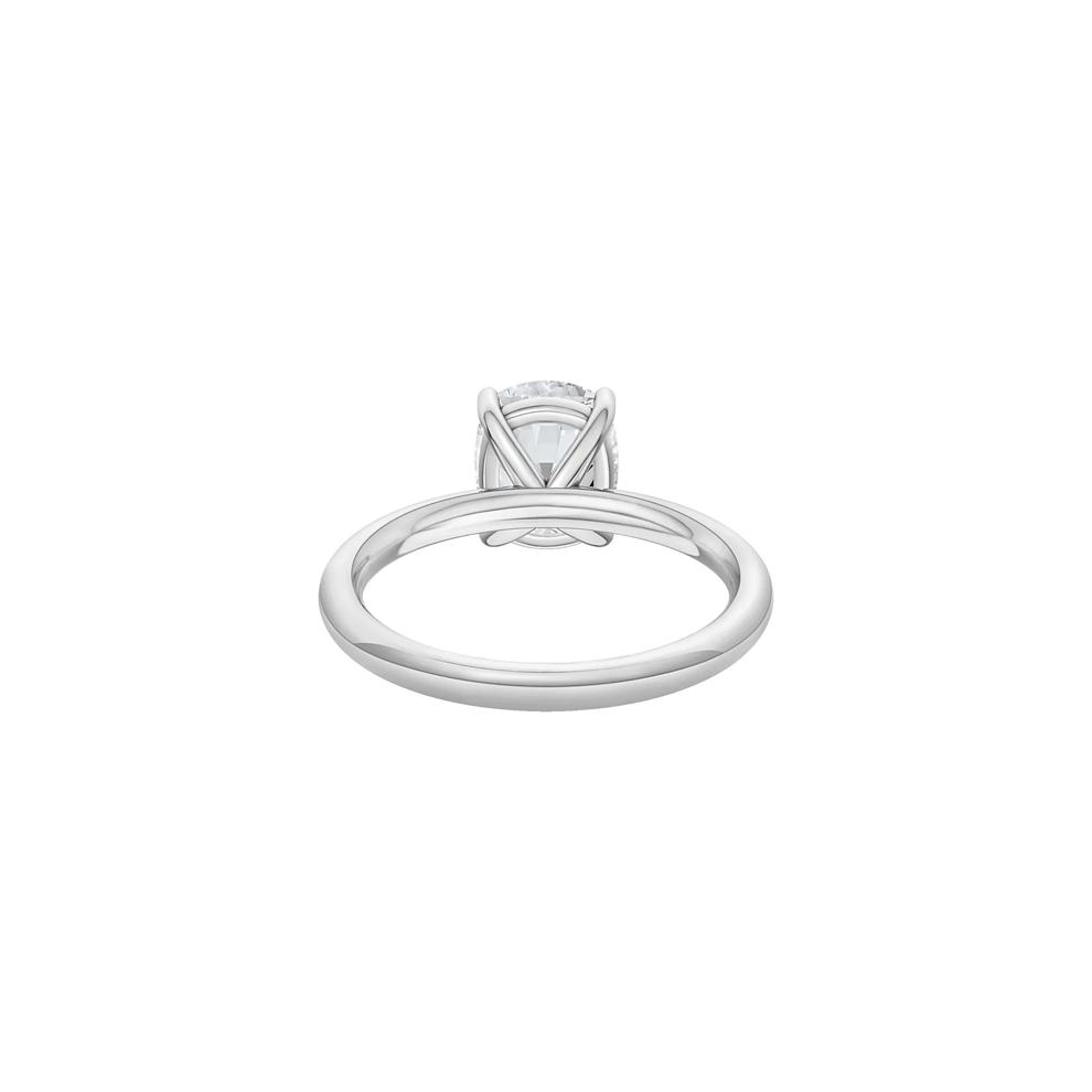 Lab Grown Diamond Elongated Cushion-Cut Engagement Ring in 14K White Gold (2 ct. tw.) – Image 4 of 4