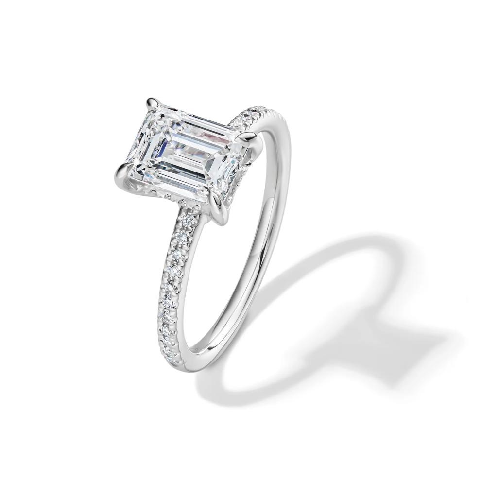 Tilly Lab Grown Diamond Engagement Ring in 14K White Gold (2 1/4 ct. tw.) – Image 4 of 4