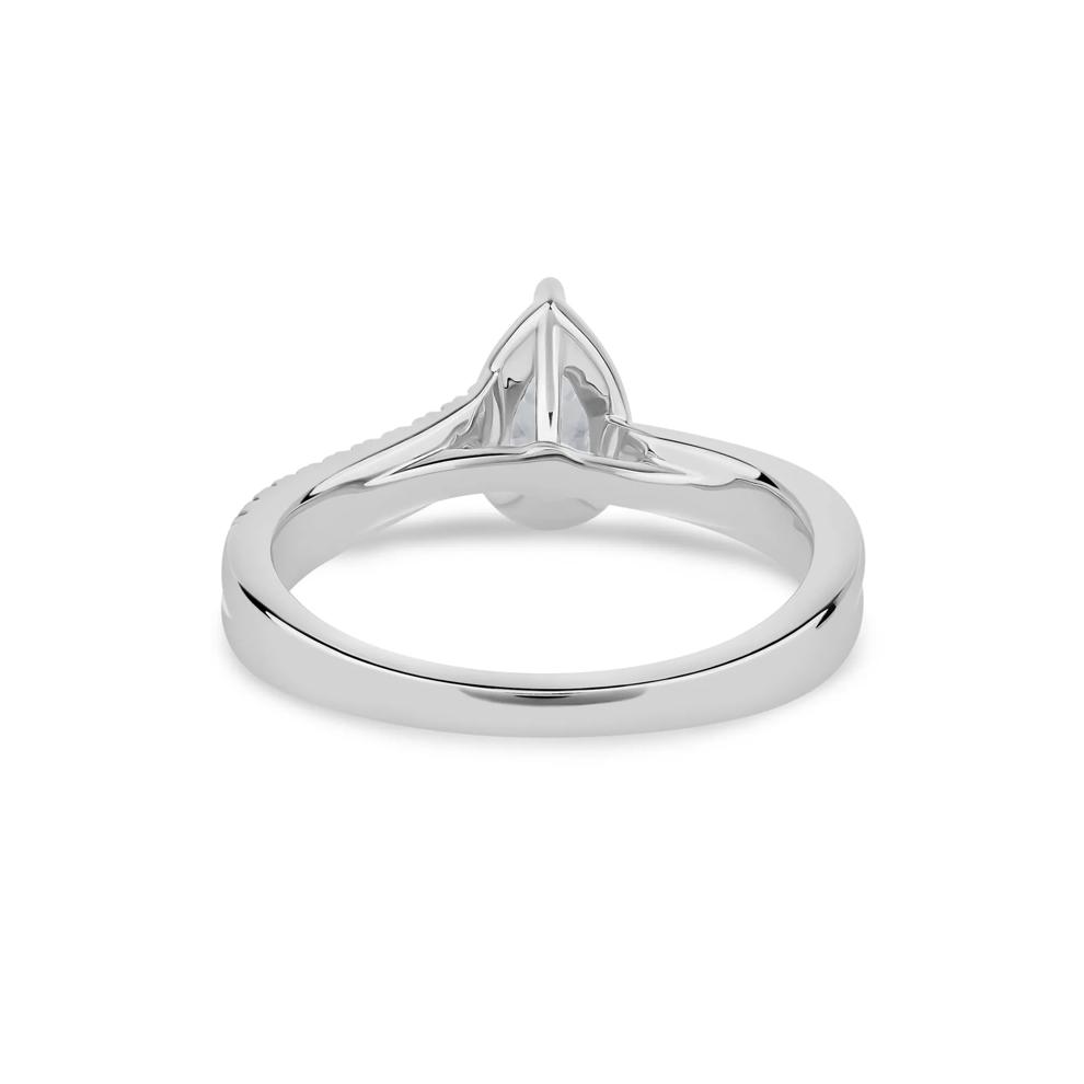 Pear-Shaped Diamond Engagement Ring in 14K White Gold (5/8 ct. tw.) – Image 4 of 4