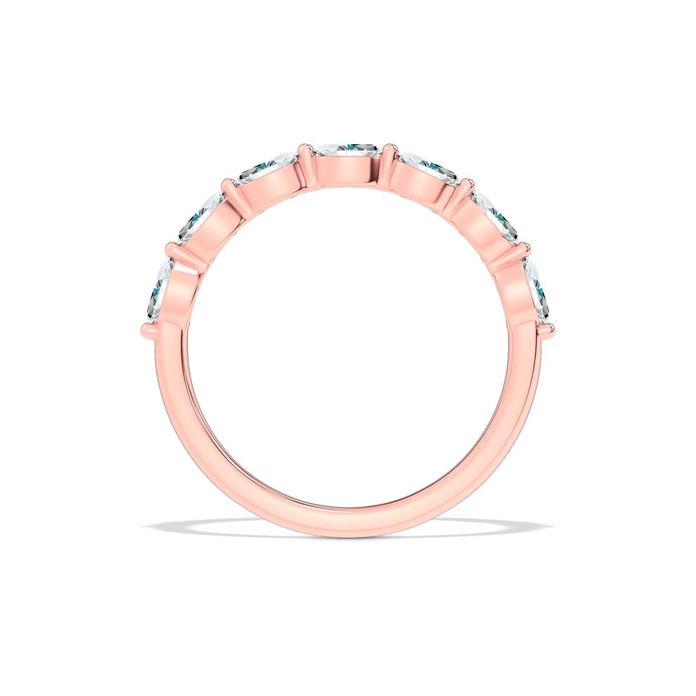 Lab Grown Diamond Open Double Row Band in 14K Rose Gold (3/4 ct. tw.) – Image 2 of 4