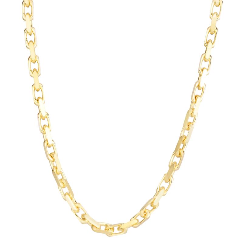 Solid French Cable Chain in 14K Yellow Gold, 4.8MM, 24&rdquo; – Image 1 of 3