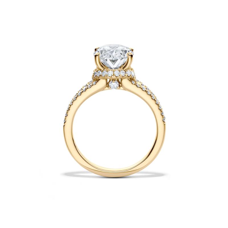 Georgia Lab Grown Diamond Engagement Ring in 18K Yellow Gold (3 1/2 ct. tw.) – Image 2 of 4