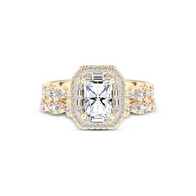 Adriana Lab Grow Diamond Engagement Ring in 14K Gold (2 1/4 ct, tw,)