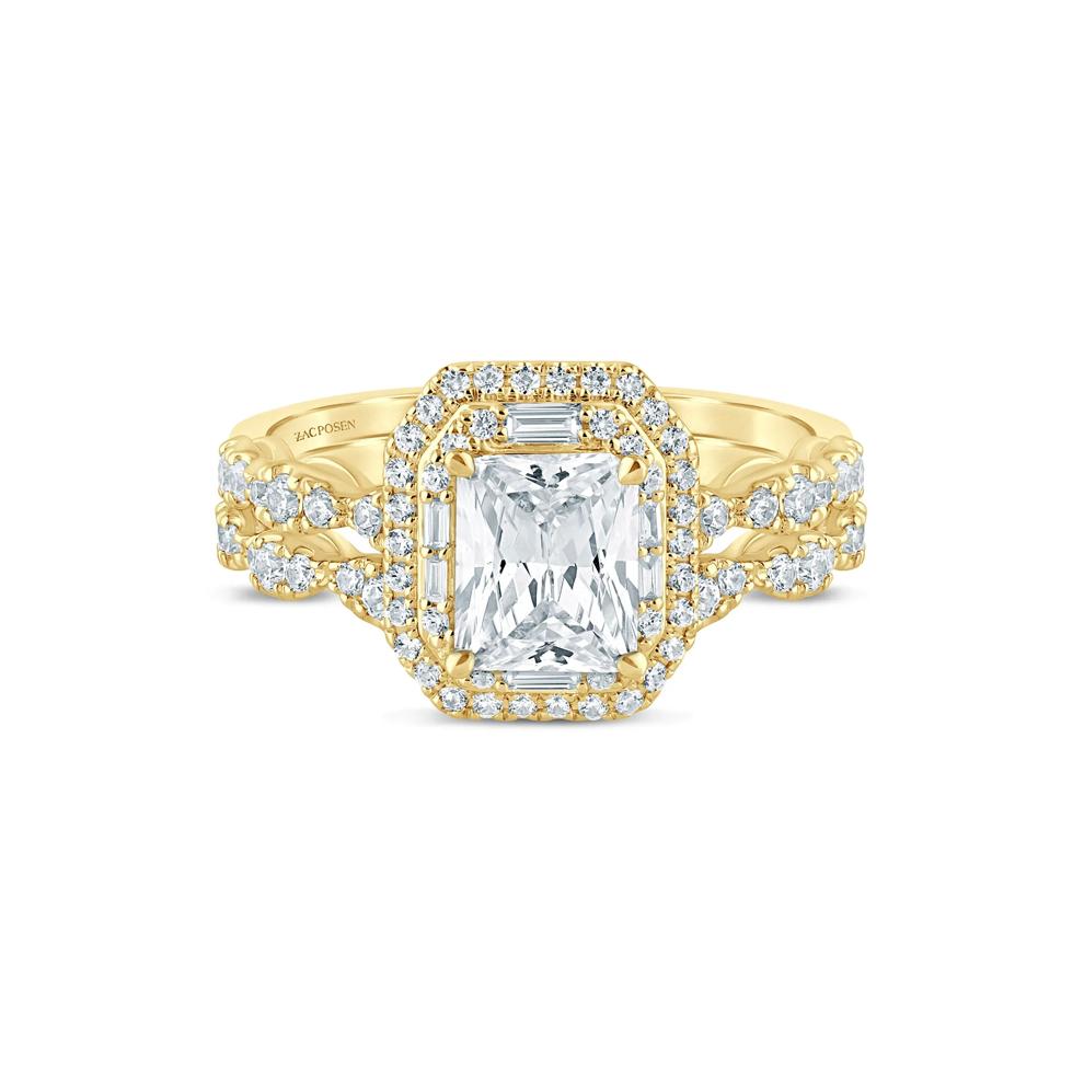 Adriana Lab Grow Diamond Engagement Ring in 14K Yellow Gold (2 1/4 ct, tw,) – Image 1 of 3